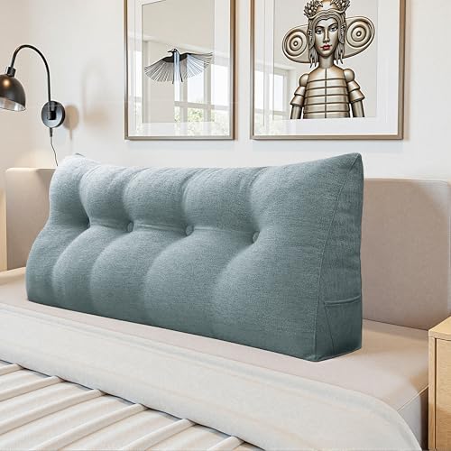LELEFIDO Kopfteil Bett Rückenkissen – Großes Lesekissen für Bett & Sofa, Bequemes Rückenstützkissen fürs Lesen, Entspannen & Sitzen, Dekoratives Kopfteil Kissen von LELEFIDO