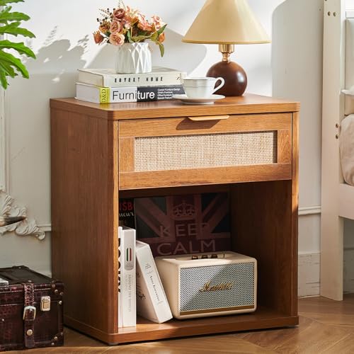 LELELINKY Nachttisch Rattan,Brown LELELINKY Nachttisch Rattan,Brown von LELELINKY