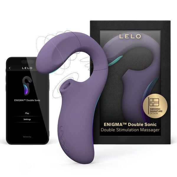 Dreifach-Vibrator mit DeepSonic-Technologie - LELO ENIGMA Double Sonic von LELO