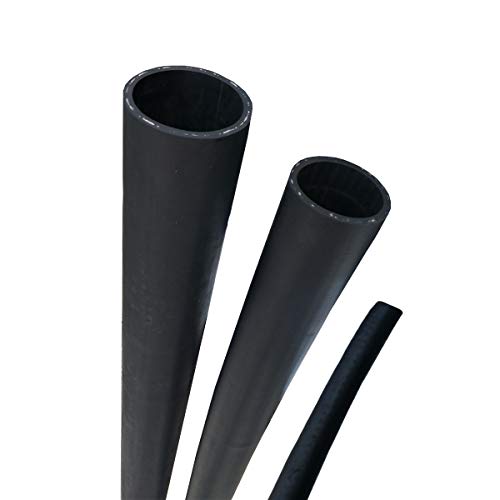 LEMA Kühlwasserschlauch EPDM Gummi - Innen Ø 42mm / Außen 52mm - Meterware 1m - Schwarz von Boppon