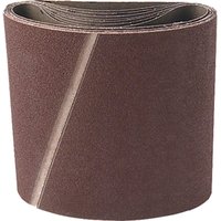 Box mit 10 unendlichen Gurtbändern, groß, Expert, Breite 200 mm, Länge 551 mm, Korn 120 von LEMAN