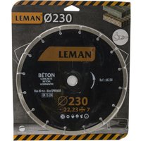 Diamantscheibe Segmente 230 mm Leman von LEMAN