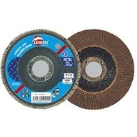Leman - Korund Lamellenscheibe 115mm Korn 40 Leman - Korund Lamellenscheibe 115mm Korn 40 von LEMAN
