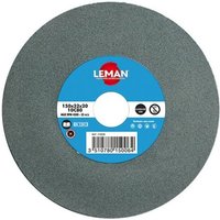 Leman - Versiegelte grüne Hartmetall-Schleifscheibe hm trocken d. 150 x Al. 32 x Ep. 25 mm Gr. 120 15029 von LEMAN