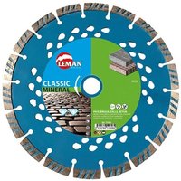 Segmentierte Diamanttrennscheibe - d. 230 x Al. 22.23 x Ht. 10 x Ep. 2.8 mm - Backstein, Quaderstein, Granit, Dachziegel Leman 772304 von LEMAN