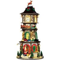 Christmas Clock Tower mit Adapter 4.5V Art.-Nr. 45735 von LEMAX