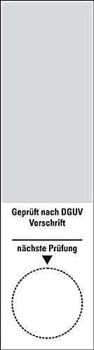 LEMAX® Kabel-Grundetikett Geprüft nach DGUV Vorschrift,Folie,selbstkl.,95x25mm,60/Heft von LEMAX