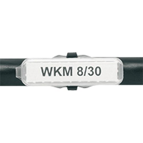 LEMAX® Kabelmarkierer WKM 8/30, transparent, Polypropylen, 30x8mm, 50/VE von LEMAX