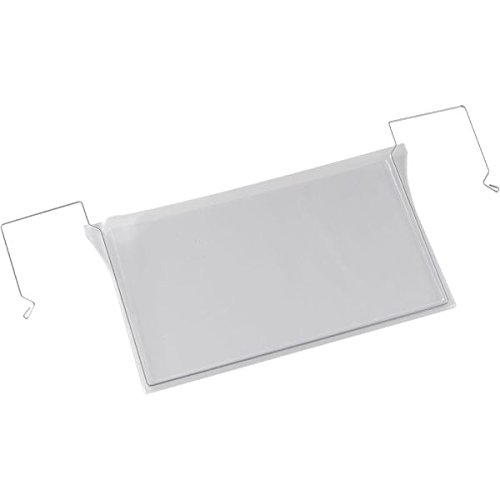 LEMAX® Lagerbelegtaschen mit Haken, Querformat, transparent, PVC, 445x195mm, 10/VE von LEMAX