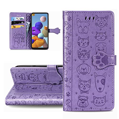 LEMAXELERS Galaxy S24 Hülle, Samsung Galaxy S24 Handyhülle Niedlich Katze Hund Blumen Flip Case PU Leder Cover Magnet Schutzhülle Handytasche für Samsung Galaxy S24,SD Cat Zi von LEMAXELERS