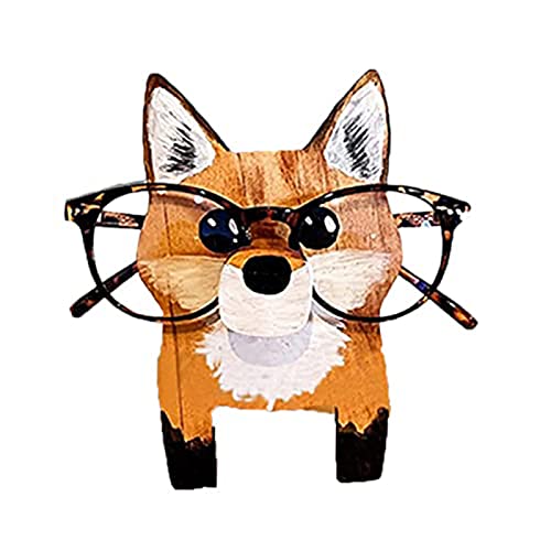 LEMCC Kreativer Brillenständer in Tierform, Holz, Brillenhalter, Ständer, Sonnenbrillen-Display-Regal für Zuhause, Büro, Schreibtisch, Dekorationszubehör von LEMCC