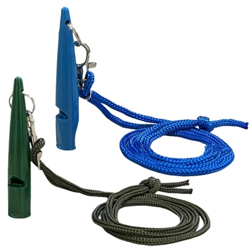 LEMLIN 2 Stück Hundepfeifen mit Schlüsselband,Trainingspfeife mit genormter Frequenz und Pfeifenband,Rückruftraining und Bellenkontrolle Hundeerziehung,Leicht tragbar mit lauter Klangwirkung LEMLIN 2 Stück Hundepfeifen mit Schlüsselband,Trainingspfeife mit genormter Frequenz und Pfeifenband,Rückruftraining und Bellenkontrolle Hundeerziehung,Leicht tragbar mit lauter Klangwirkung von LEMLIN