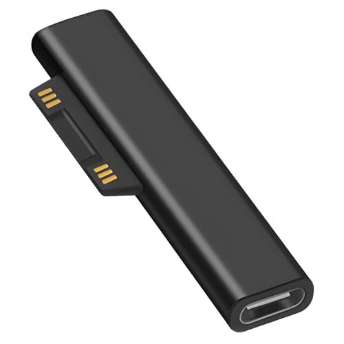 USB C zu Surface Adapter, Typ C Adapter auf Surface Steckeradapter 45W 15V3A Typ C Ladeadapter Kompatibel mit Microsoft Pro7/6/5/4 Surface Laptop 3/2/1, Surface Go, Surface Book USB C zu Surface Adapter, Typ C Adapter auf Surface Steckeradapter 45W 15V3A Typ C Ladeadapter Kompatibel mit Microsoft Pro7/6/5/4 Surface Laptop 3/2/1, Surface Go, Surface Book von LEMLIN