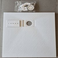 Duschwanne Super Flache Duschtasse Antirutsch Brausewanne 80×80cm - Lemmo von LEMMO