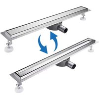 Lemmo - Duschrinne Edelstahl Flach befliesbar Duschablauf Bodenablauf 60×10 cm Lemmo - Duschrinne Edelstahl Flach befliesbar Duschablauf Bodenablauf 60×10 cm von LEMMO