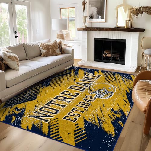 Notre Dame Teppich, Schlafzimmer, Wohnzimmer, Fußball, rutschfest, maschinenwaschbar, für Jungen und Männer, Höhlendekoration, 1,5 x 2,1 m Notre Dame Teppich, Schlafzimmer, Wohnzimmer, Fußball, rutschfest, maschinenwaschbar, für Jungen und Männer, Höhlendekoration, 1,5 x 2,1 m von LEMOISTARS
