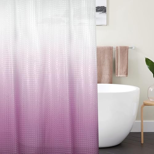 LEMON CLOUD Duschvorhang Antischimmel - Durchsichtig mit Gewicht Magnete Unten, 183x200cm PEVA Wasserdichter Badvorhang 3D Geometrische, Plastik DuschVorhang für Badewanne mit 12 Ringe LEMON CLOUD Duschvorhang Antischimmel - Durchsichtig mit Gewicht Magnete Unten, 183x200cm PEVA Wasserdichter Badvorhang 3D Geometrische, Plastik DuschVorhang für Badewanne mit 12 Ringe von LEMON CLOUD
