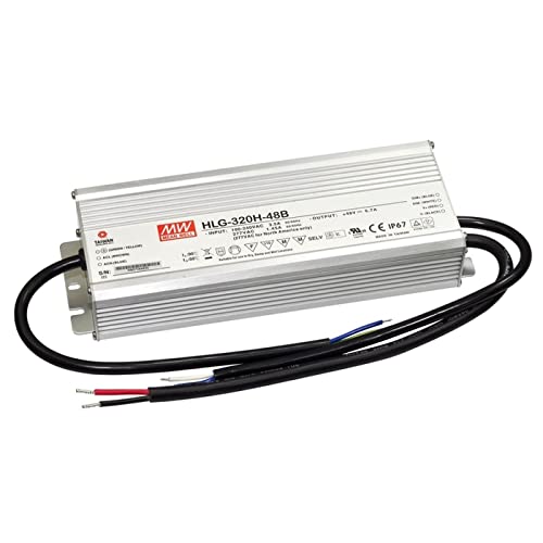 MW MEAN WELL LED-Netzteil 264 W, 12 V, 22 A, HLG-320H-12B, integrierte 3-in-1-Dimmfunktion (1~10 VDC, PWM-Signal oder Widerstand). von LEMONA electronics