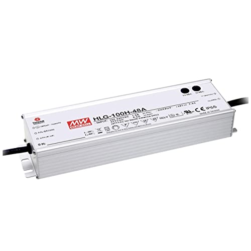 MW MEAN WELL LED Netzteil HLG-100H-24B 96W 24V 4A IP67 dimmbar 0-10V PWM von LEMONA electronics