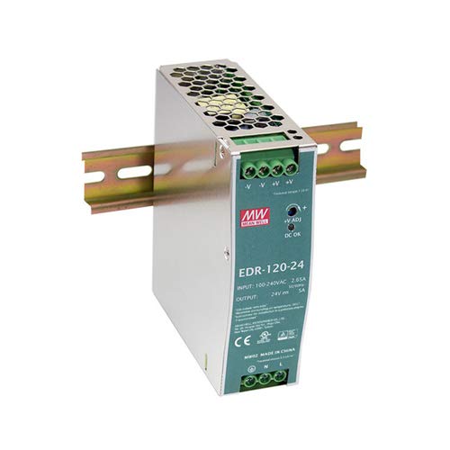 MW Mean Well EDR-120-48 AC-DC Industrie-DIN-Schienen-Netzteil von LEMONA electronics