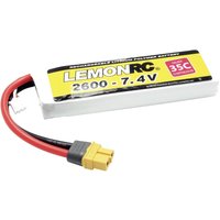 Modellbau-Akkupack (LiPo) 7.4 v 2600 mAh Zellen-Zahl: 2 35 c Softcase XT60 - Lemonrc von LEMONRC