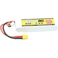 Lemonrc - Modellbau-Akkupack (LiPo) 7.4 v 850 mAh Zellen-Zahl: 2 35 c Softcase XT30 von LEMONRC