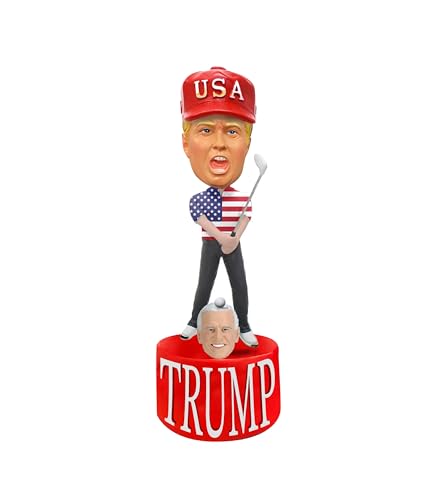 LEMONSODA Donald Trump 2024 Collectibles - Sprechender Wackelkopf mit ikonischen Sprüchen - Trump Rally (Golfing) von LEMONSODA