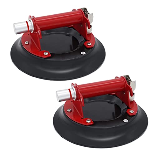 Handsaugheber 2 Teile / 9 Zoll Glas Sauger Lifter Saugnäpfe Schwere Duty Vakuumlenkauflagen Werkzeuge Werkzeuge von LEMST
