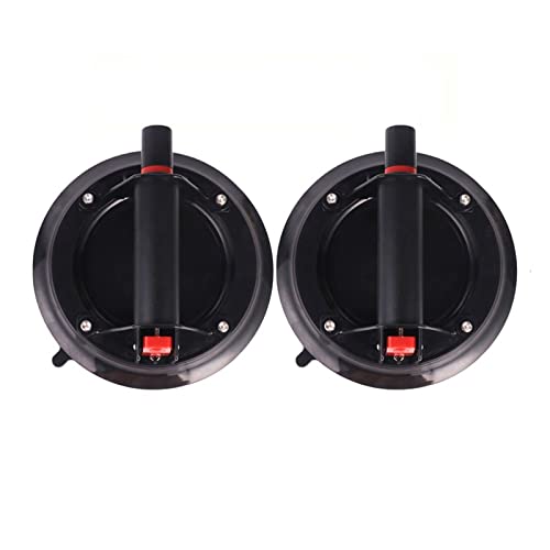 Handsaugheber 8-Zoll-Vakuumsaugnapf 200 Kg 250 Kg Griff Hochleistungsheber Für Manuelles Heben Von Granitfliesenglas(Type 1 Black 2PCS) von LEMST