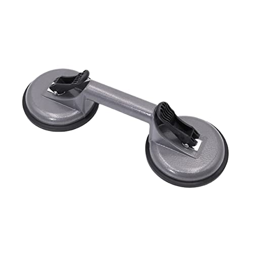 Handsaugheber Hochleistungs-Keramik-Glas-Saugnapf-Saugnapf Leistungsstarker Kunststoff-Mehrzweck-Vakuum-Saugheber(Grey) von LEMST