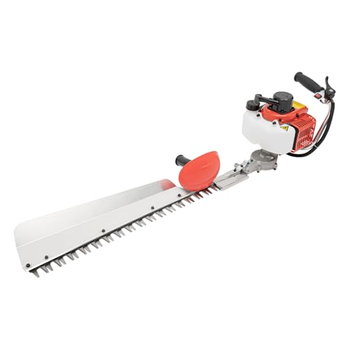 LENDISIY Benzin Heckenschere, 70cm Schnittlänge | 2-Takt | 23ccm Hubraum | Einzelklinge | Gartenbuschtrimmer von LENDISIY
