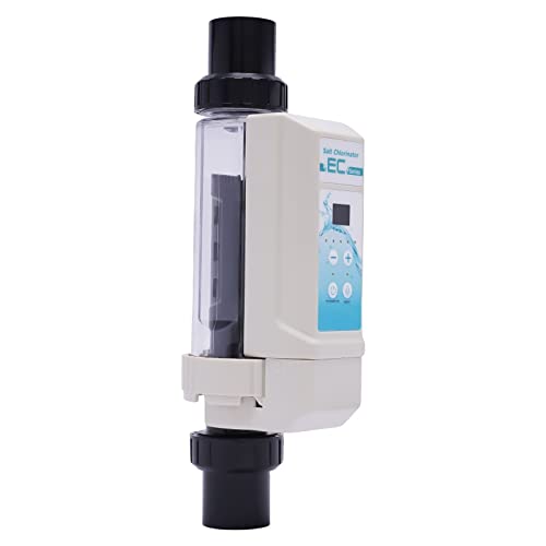 LENDISIY Chlorinator, 8g/h Salzanlage Pool Salzwasser Salzgenerator Chlorinator für Desinfektionsgerät Schwimmbad von LENDISIY