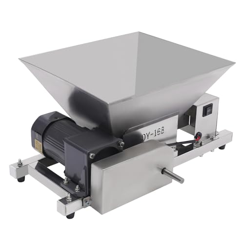 LENDISIY Traubenmühle, Elektrische Obstmühle Maischemühle Obsthäcksler Maischemühle Obstpresse Kommerzielle Obst Brot Brauner Zucker Brechmaschine von LENDISIY