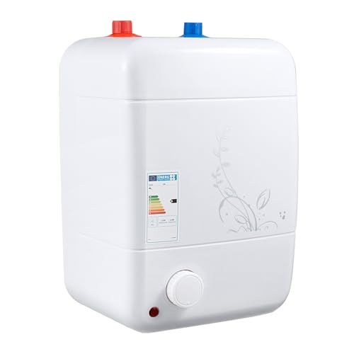 Durchlauferhitzer Küche, 220V/1500W Mini Durchlauferhitzer Elektronische, Warmwasserboiler 8L,Konstante Temperatur Durchlauferhitzer für Küche Duschekleinspeicher Kleinspeicher Untertisch Weiß von LENJKYYO
