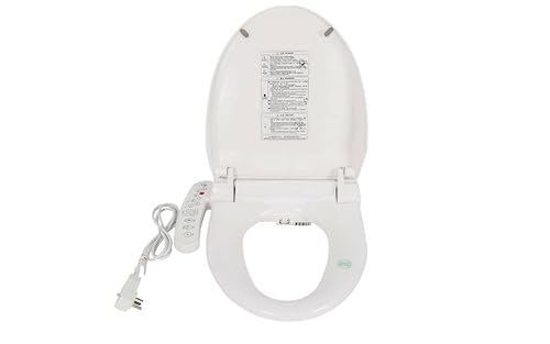 LENJKYYO Elektrisch Bidet Smart Dusch WC-Sitze Aufsatz Toilettensitz Gewärmter Toilette Bad Absenkautomatik Elektrischer Deckel mit Sofortheizung Sitzheizung Selbstreinigende LENJKYYO Elektrisch Bidet Smart Dusch WC-Sitze Aufsatz Toilettensitz Gewärmter Toilette Bad Absenkautomatik Elektrischer Deckel mit Sofortheizung Sitzheizung Selbstreinigende von LENJKYYO