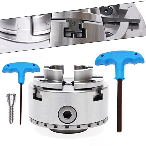 LENJKYYO M33 4-Backen Backenfutter Spannfutter Drechselbank Drechselfutter Drehfutter von LENJKYYO