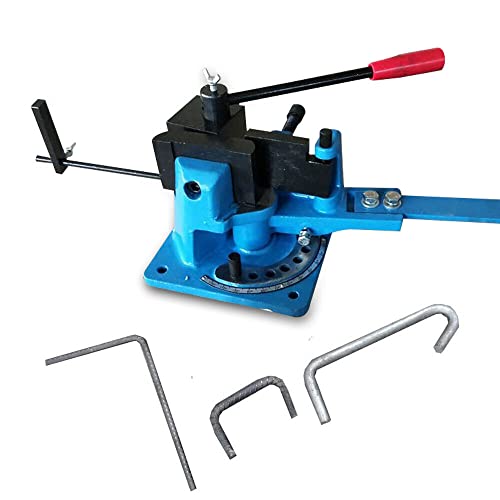 LENJKYYO Winkelbieger Biegemaschine Manuell, 120° Metallbieger Biegegerät Winkelbiegemaschine Rundstahl, Ideal zum von Stahl, Eisen, Messing, Kupfer, Aluminium von LENJKYYO