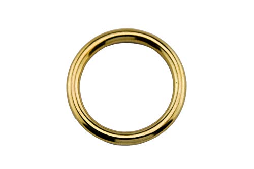 1x Rundring, O-Ring, Messing, gold, Größe: 51 mm (2") von LENNIE