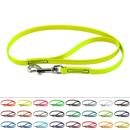 LENNIE BioThane Führleine, 16mm breit, 0,3m lang, Neon-Gelb, mit Handschlaufe, genäht LENNIE BioThane Führleine, 16mm breit, 0,3m lang, Neon-Gelb, mit Handschlaufe, genäht von LENNIE