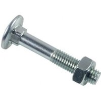 Schraube Rundkopf-Vierkant trcc - weiß verzinkt - Ø16x250 - Packung mit 10 Stück - BTRCC1625002B - Lennie von LENNIE