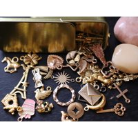 Lenormand Golden Charm Set/Fortune Telleller Set/Charmcasting Set/Le Petit Lenormand/Charm Divination von LENORMANDIA