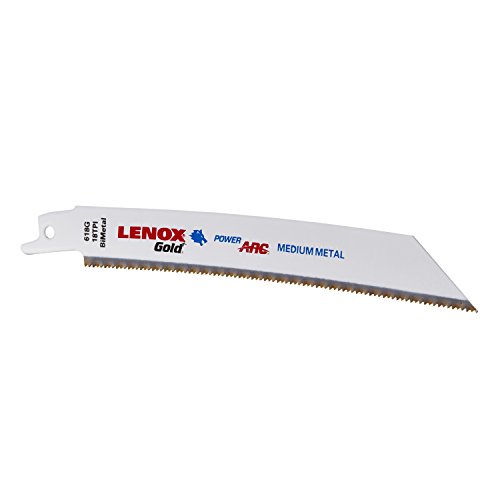Lenox 21069618GR Säbelsägeblatt "Gold Power ARC", 152 x 19 x 0,9 mm, 18 Zähne, 5 Stück von LENOX