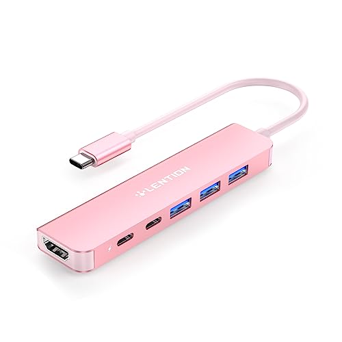LENTION USB C Hub mit 4K30Hz HDMI, 100W PD, USB-C Datei, USB 3.0, USB C Multiport Adapter USB C auf USB kompatibel 2024-2016 MacBook Pro/Air, Neues Mac, iPhone 16/15 Plus Pro Max, Thunderbolt 3/4 LENTION USB C Hub mit 4K30Hz HDMI, 100W PD, USB-C Datei, USB 3.0, USB C Multiport Adapter USB C auf USB kompatibel 2024-2016 MacBook Pro/Air, Neues Mac, iPhone 16/15 Plus Pro Max, Thunderbolt 3/4 von LENTION