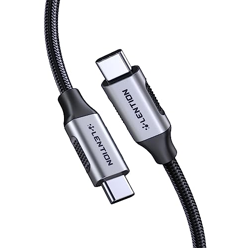 LENTION USB C Kabel auf USB C, 1M Datenkabel, Videoübertragung 4K@60Hz, 100 W Schnellladung, USB-3.1 Gen.2-Standard in 10Gbps, Kompatibel mit dem neuen MacBook Pro/iPad Pro/Mac Air, Handy, Mehr LENTION USB C Kabel auf USB C, 1M Datenkabel, Videoübertragung 4K@60Hz, 100 W Schnellladung, USB-3.1 Gen.2-Standard in 10Gbps, Kompatibel mit dem neuen MacBook Pro/iPad Pro/Mac Air, Handy, Mehr von LENTION