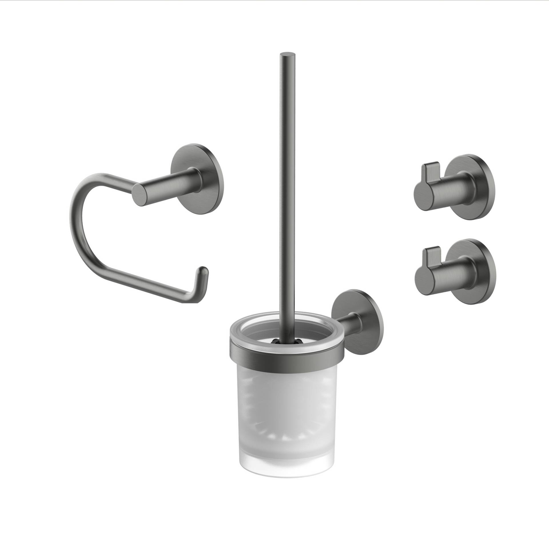 Lenz Badaccessoire-Set 'Sivo' graphitgrau 4-teilig Lenz Badaccessoire-Set 'Sivo' graphitgrau 4-teilig von LENZ