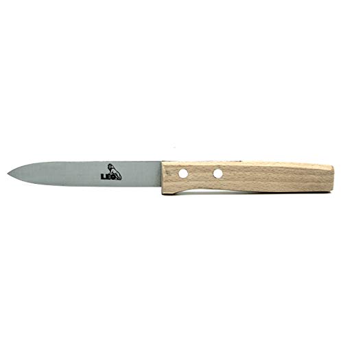 LEO's - Premium Buchbindermesser mit extra scharfer 12 cm Klinge und Holzgriff - Buchbinder Messer für präzise Papierarbeiten von LEO's