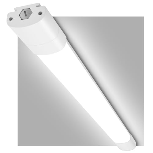 LEOEU Feuchtraumleuchte LED 150CM, 45W 5000LM Deckenleuchte LED Röhre, Flimmerfrei IP65 Wasserdichte Feuchtraumlampe 150CM Als Kellerleuchte von LEOEU