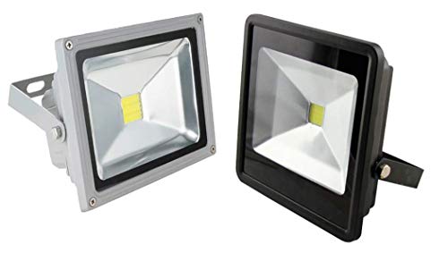 LEOFLA LED-Strahler mit Solarpanel Dämmerung 2 W, variabel, Media von LEOFLA