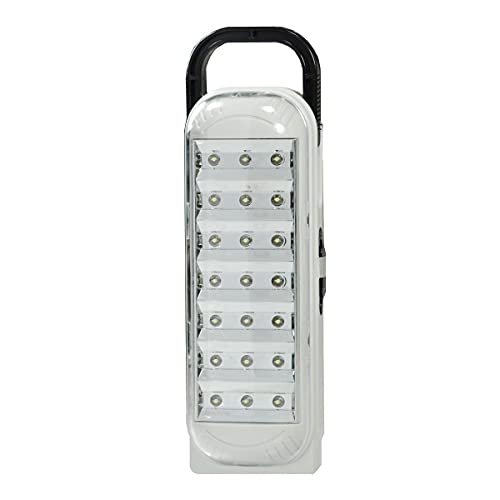 LEOFLA Notfalllicht Tragbare Taschenlampe Wiederaufladbare Lampe Weiß 21 LEDs mit Kabel, variabel, Media von LEOFLA