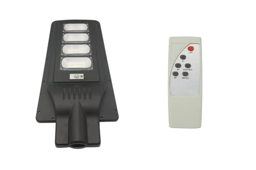 LEOFLA LED-Straßenleuchte 120 W mit Dämmerungssensor und Fernbedienung, Metall, variabel, Media von LEOFLA